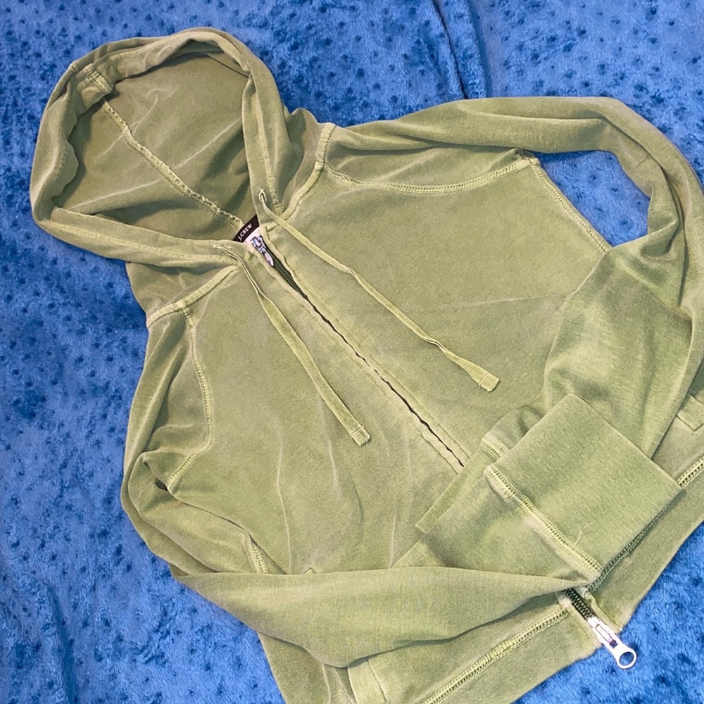 JCREW ZIP UP SWEATSHIRT